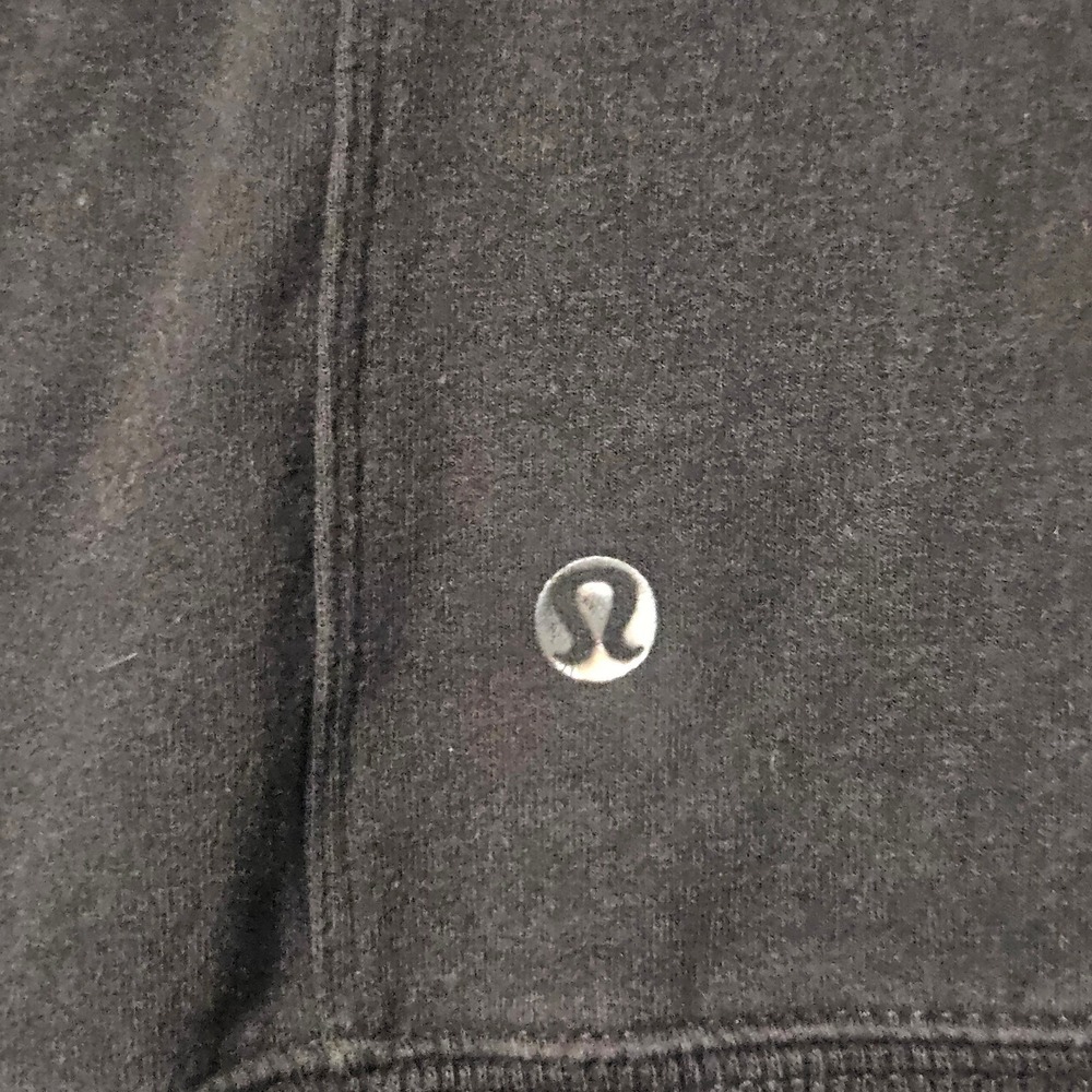 Lululemon Studio Hoodie Mens XXL 2XL Full Zip‎ Black French Terry Athletic Fit - Picture 3 of 8